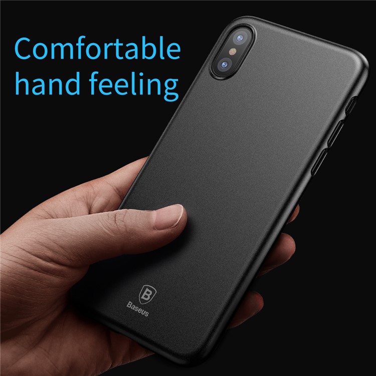 BASEUS Ultra Dünne Matte Pp.-Handyoberteil Für Iphone X 5.8 Zoll - Schwarz-5