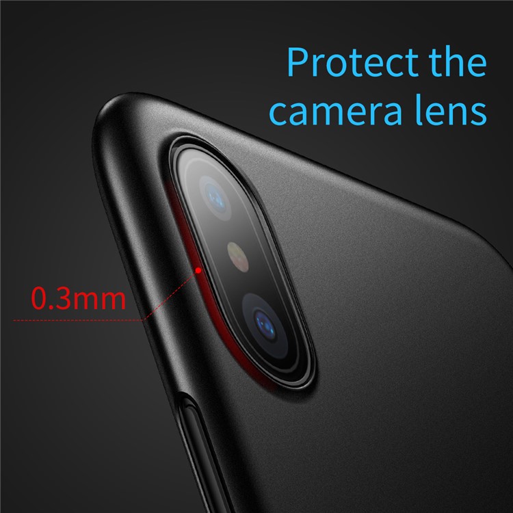 BASEUS Ultra Dünne Matte Pp.-Handyoberteil Für Iphone X 5.8 Zoll - Schwarz-6