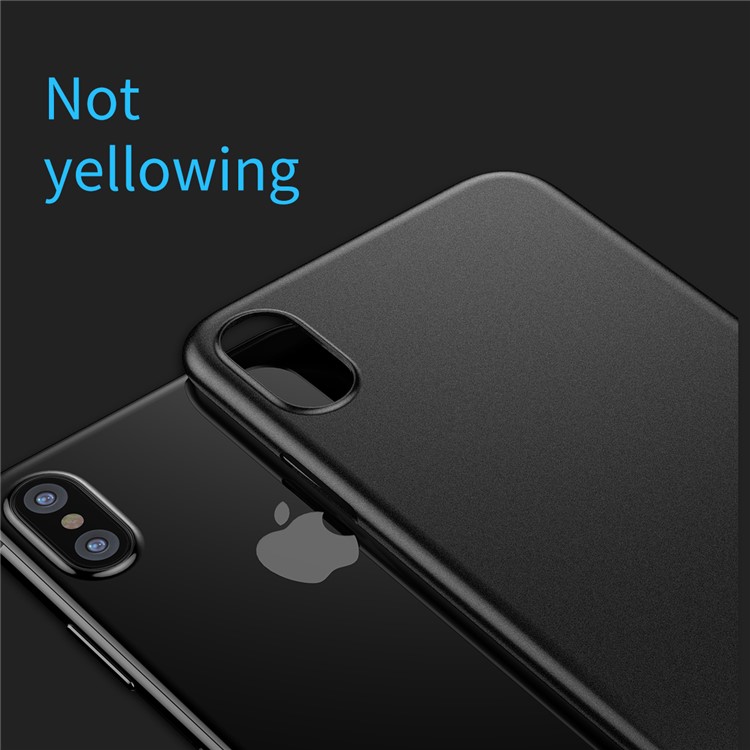 BASEUS Ultra Dünne Matte Pp.-Handyoberteil Für Iphone X 5.8 Zoll - Schwarz-8
