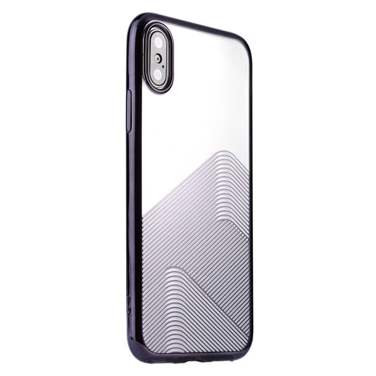 

SULADA Electroplating Soft TPU Phone Case for iPhone XS / X 5.8 inch - Black
