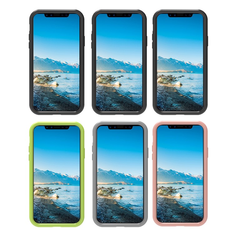 Shockproof PC + TPU Hybrid Rugged Phone Case for iPhone 8 - Black-10