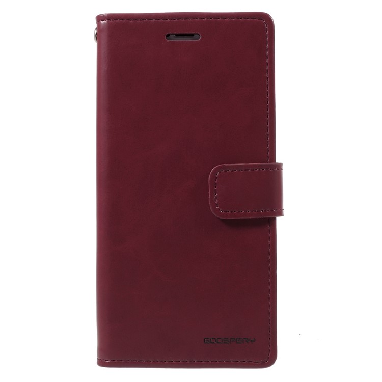 Mercury goospery blue moon leather wallet phone case