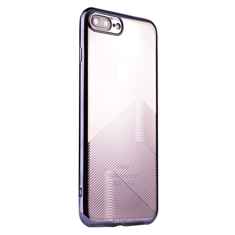 

SULADA Electroplating Soft TPU Mobile Accessory Case for iPhone 8 Plus / 7 Plus 5.5 inch - Purple