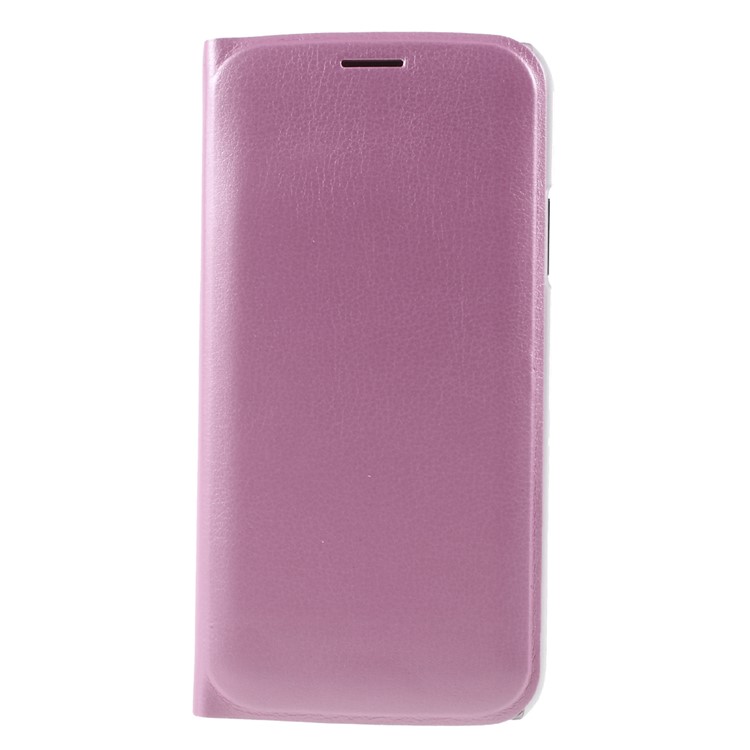 

PU Leather Card Holder Protection Phone Case Shell for iPhone X (Ten) - Light Purple