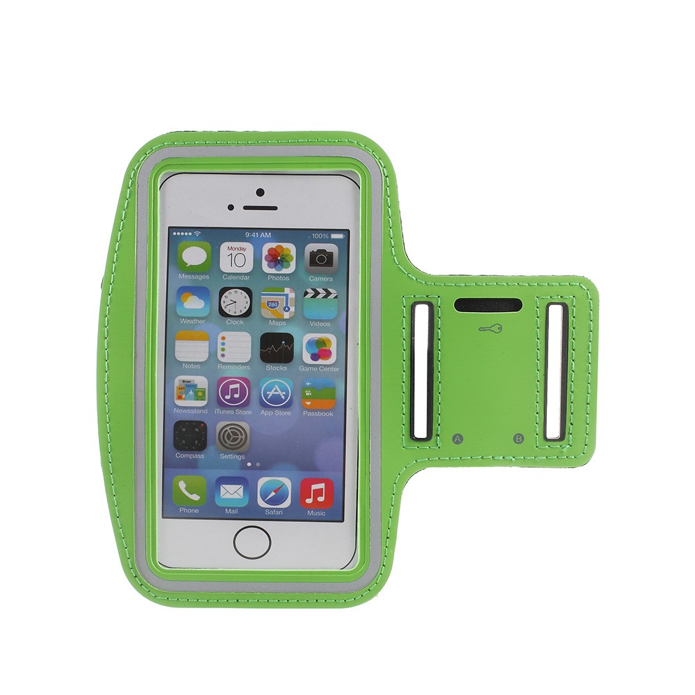 Gimnasio De 5.5 Pulgadas Corriendo La Cubierta Del Teléfono Celular Del Brazalete De Deportes De Correr Para El IPhone XS MAX / 8 PLUS / 7 Plusiphone 8 Plus / 7 Más / 6s Más / 6 Más 5.5 Pulgadas - Verde-2
