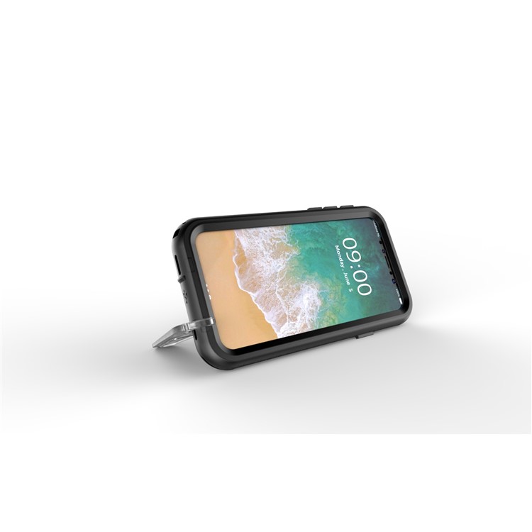 IP68 2-Meter 12H Underwater Waterproof Case for iPhone X/XS 5.8inch with Responsive Buttons - Black-3