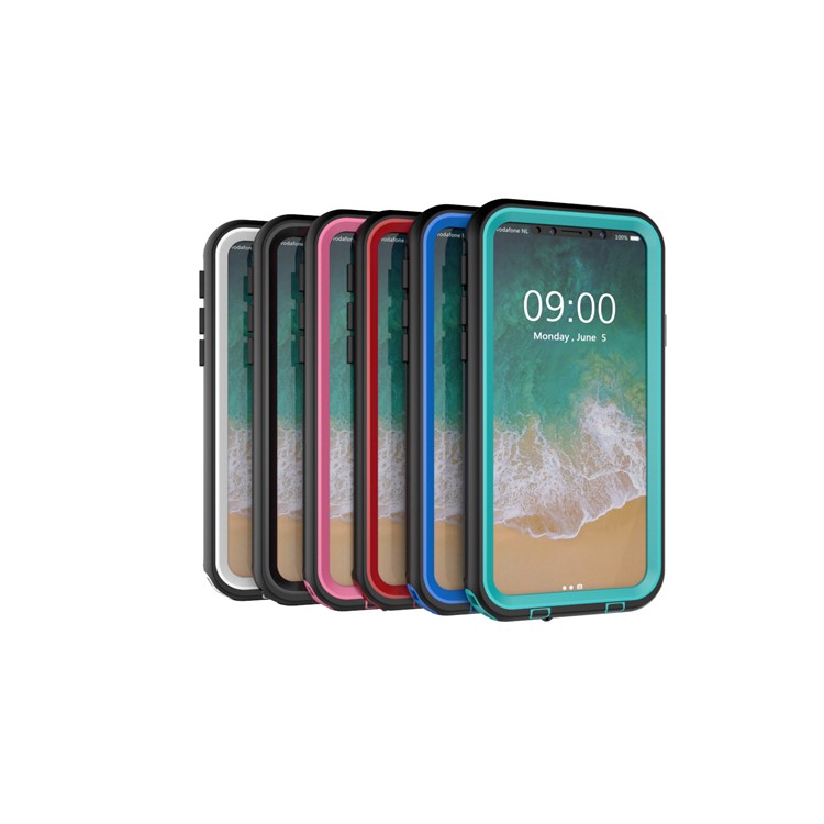 IP68 2-Meter 12H Underwater Waterproof Case for iPhone X/XS 5.8inch with Responsive Buttons - Black-7