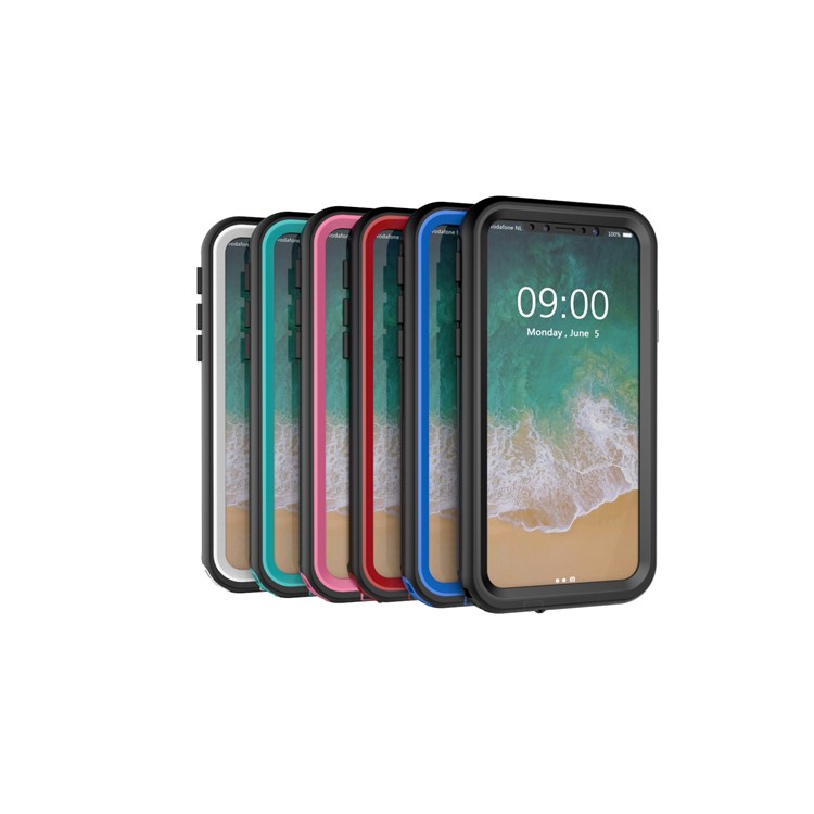 IP68 2-Meter 12H Underwater Waterproof Case for iPhone X/XS 5.8inch with Responsive Buttons - Black-8