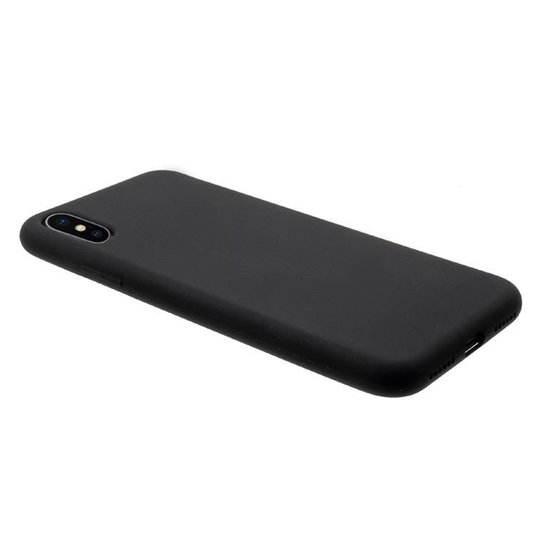 MUTURAL Soft Liquid Silicone Case for iPhone X (Ten) - Black-4