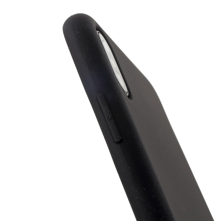 MUTURAL Soft Liquid Silicone Case for iPhone X (Ten) - Black-6