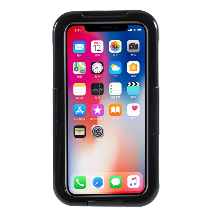 IP68 Capa à Prova de Sujeira à Prova de Neve IP68 Para Iphone X / XS 5,8 Polegadas - Preto