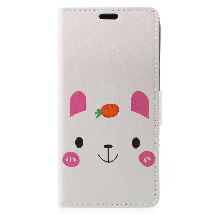 

For iPhone X (Ten) 5.8 Inch Patterned Wallet Stand Leather Phone Case Accessory - Cute Bear