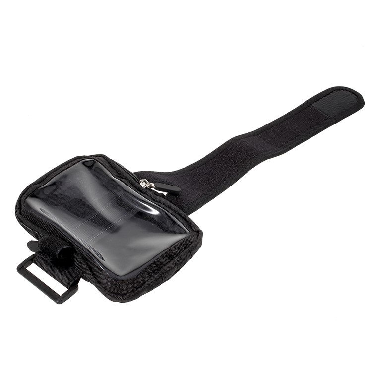 Braçadeira de correr desportiva Dual Zipper com fecho de ajustável para iPhone 8 Plus / Samsung Galaxy J7 (2017) etc.-6