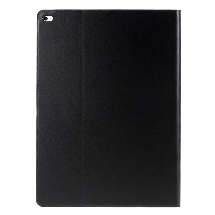 DOORMOON Genuine Leather Smart Flip Case for iPad Pro 12.9-inch - Black-3