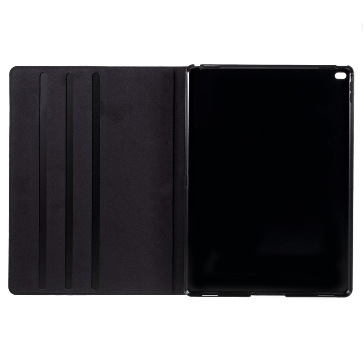 DOORMOON Genuine Leather Smart Flip Case for iPad Pro 12.9-inch - Black-6