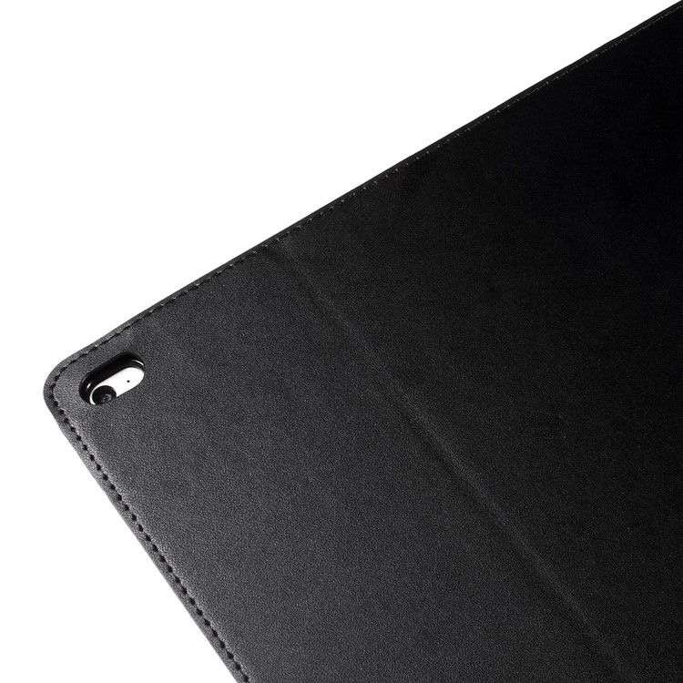 DOORMOON Genuine Leather Smart Flip Case for iPad Pro 12.9-inch - Black-8