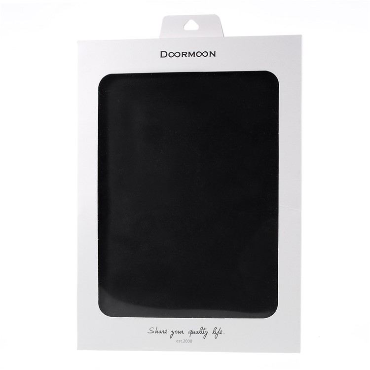 DOORMOON Genuine Leather Smart Flip Case for iPad Pro 12.9-inch - Black-9