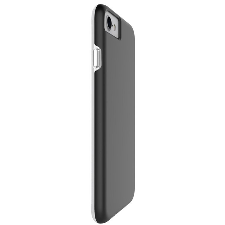 For iPhone 8/7/6s/6 4.7 inch Skin Feel PC + TPU Hybrid Phone Case - Black-5