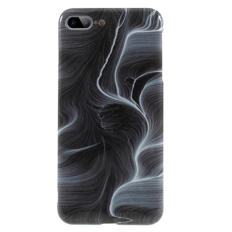 

Marble Pattern IMD TPU Slim Cover for iPhone 8 Plus / 7 Plus 5.5 inch - Grey