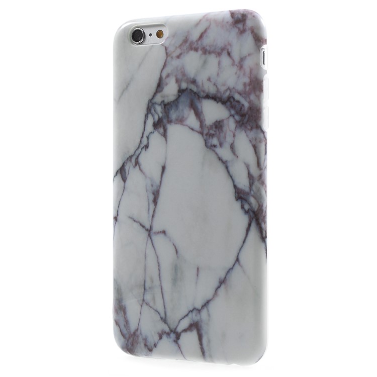 Marble Pattern IMD TPU Soft Case for iPhone 6s / 6 4.7 inch - White-2