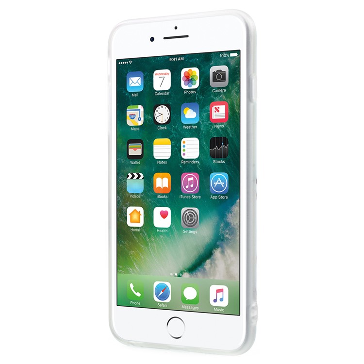 Marble Pattern IMD TPU Soft Case for iPhone 6s / 6 4.7 inch - White-3
