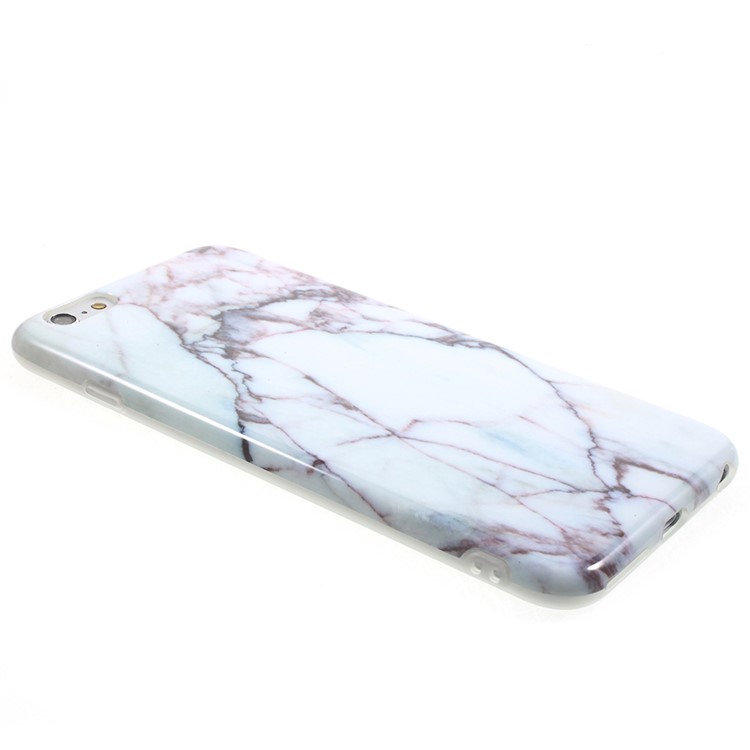 Marble Pattern IMD TPU Soft Case for iPhone 6s / 6 4.7 inch - White-4