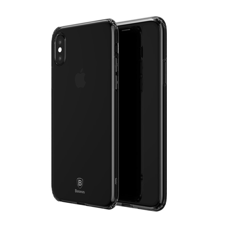 

BASEUS Simple Series Clear TPU Phone Case for iPhone XS / X 5.8 inch - Black
