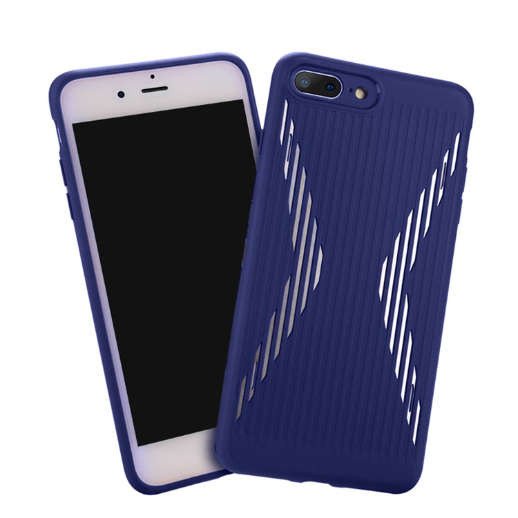 

JOYROOM Storm Series Metal + TPU Combo Cover for iPhone 8 Plus / 7 Plus 5.5 inch - Blue
