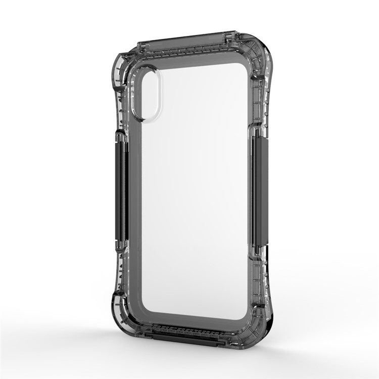 IP68 6M Underwater Waterproof Case for iPhone X/XS 5.8 inch Dirt/Dust/Snow Proof Case - Black-4
