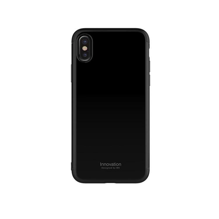 WK Plastic + TPU Hybrid Phone Case for iPhone X/10 5.8 Inch - Black-1