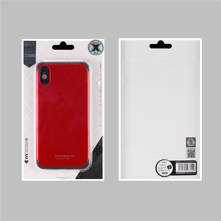 WK Plastic + TPU Hybrid Phone Case for iPhone X/10 5.8 Inch - Black-3