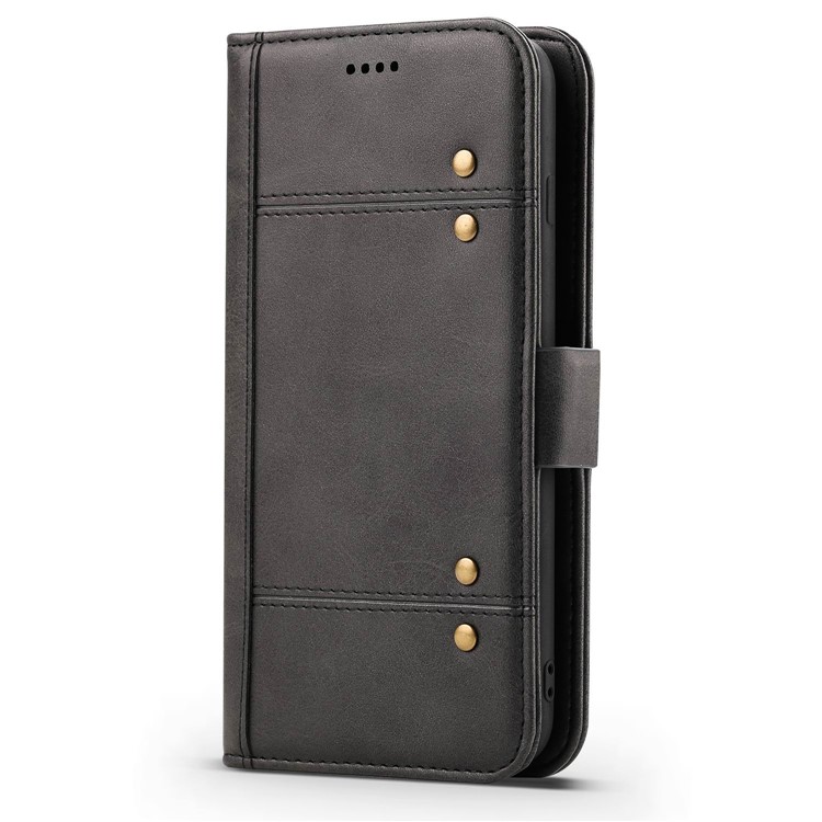 LC.IMEEKE Detachable 2-in-1 PU Leather Wallet Stand TPU Phone Case for iPhone 8 Plus/7 Plus 5.5 inch - Black-2