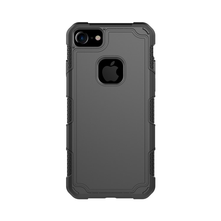 Anti-slip Shockproof PC + TPU Combo Case for iPhone 8 / 7 4.7 inch - Black-1