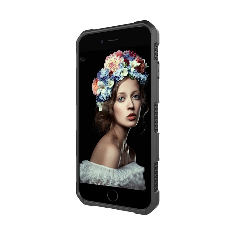 Anti-slip Shockproof PC + TPU Combo Case for iPhone 8 / 7 4.7 inch - Black-4