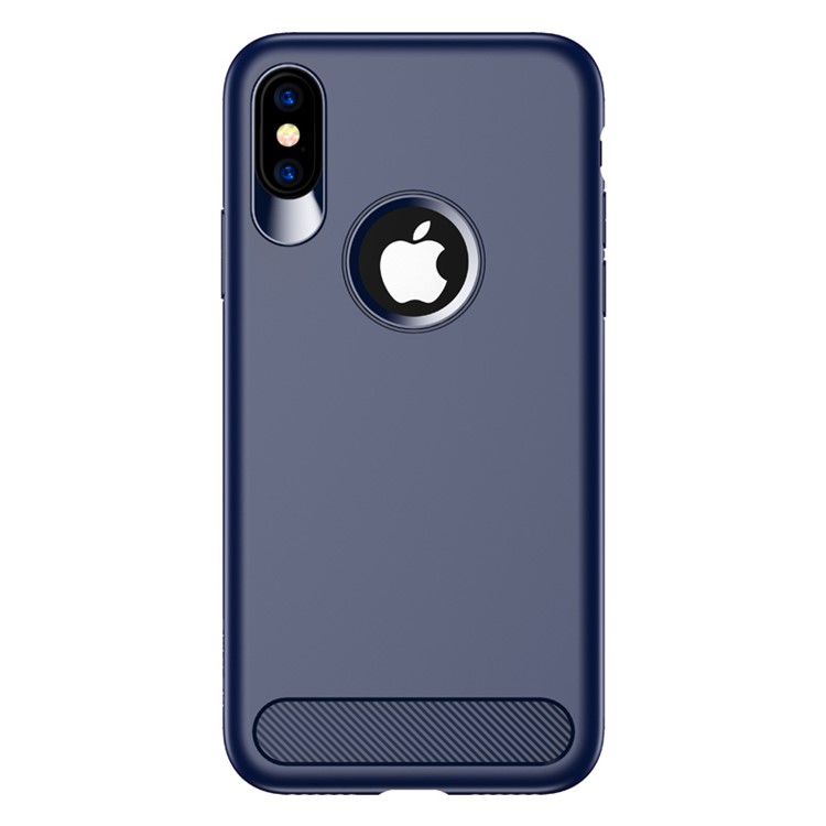 

USAMS Muze Series TPU Phone Cover Case for iPhone XS / X / 10 5.8 inch - Blue