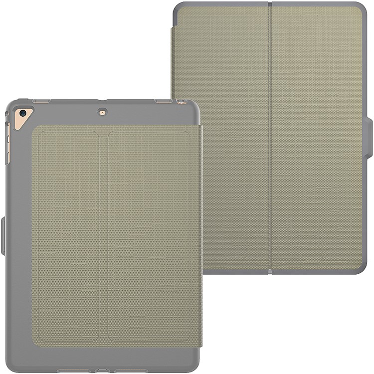 Умный Пробуждения PU Кожаный Чехол Для IPad 9,7-дюймовый(2017) - серый-2