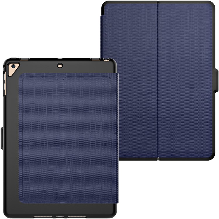 PU Кожаный Подставка Для Смарт-планшета Для Ipad 9,7-дюймовый (2017) - Темно-синий-2