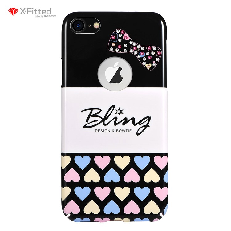 

X-FITTED Для Iphone 8/7 4.7-дюймовый 3D-узор С Рисунком Для ПК С Жестким Диском - Горный Хрусталь / Сердце