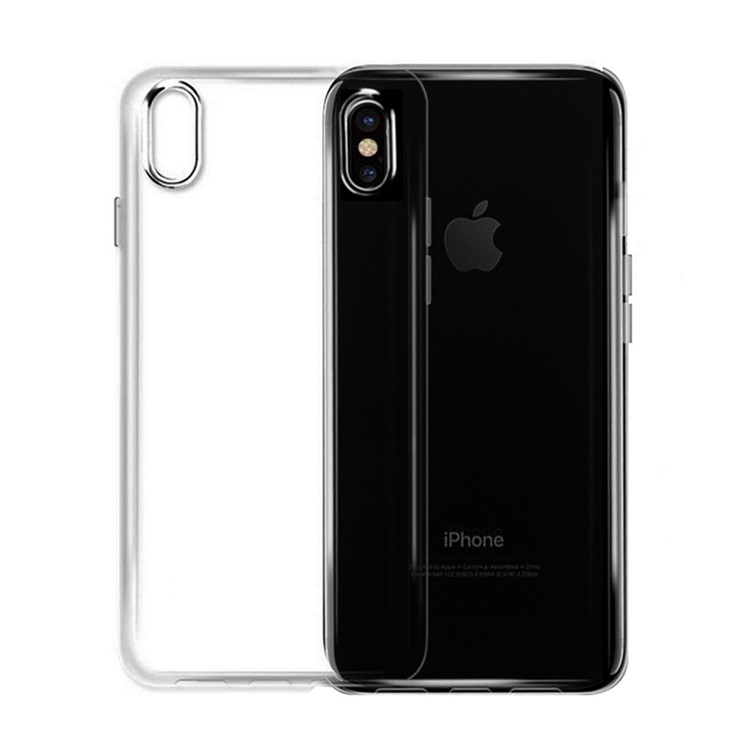

X-FITTED Clear TPU Soft Back Phone Cover for iPhone X 5.8 inch - Transparent