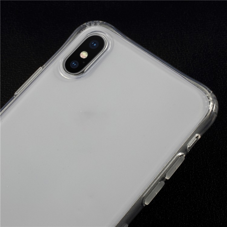 Cas De Téléphone Portable Transparent De TPU De Baisse-chute Pour L'iphone X / Ten 5,8 Pouces - Transparent-3