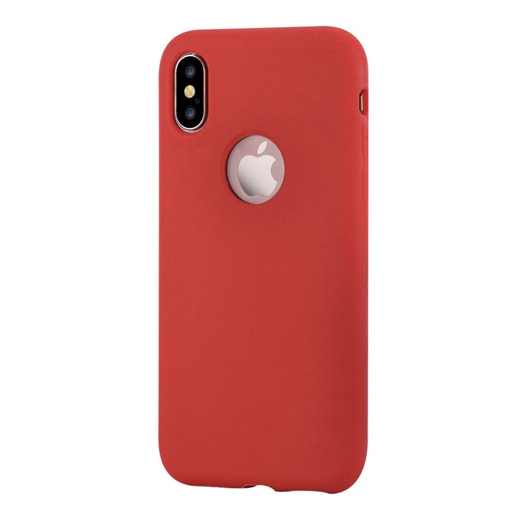 

VOUNI Yue Series Liquid Silicone Back Shell for iPhone X / Ten 5.8 inch - Red