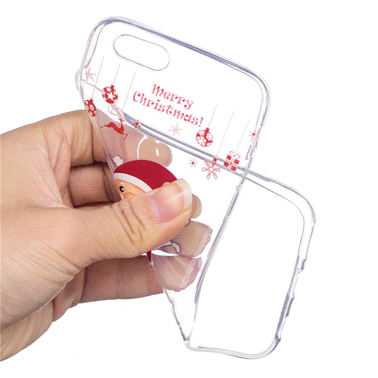 Christmas Pattern Printing TPU Jelly Case for 6s/6 - Merry Christmas and Santa-4