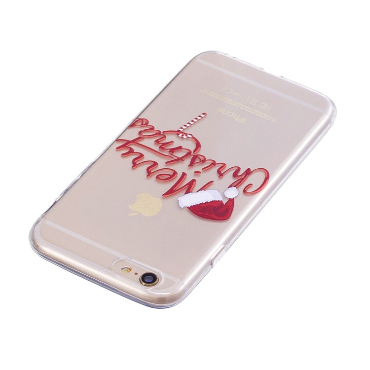 Christmas Pattern Printing TPU Protection Phone Case for 6s/6 - Merry Christmas-3