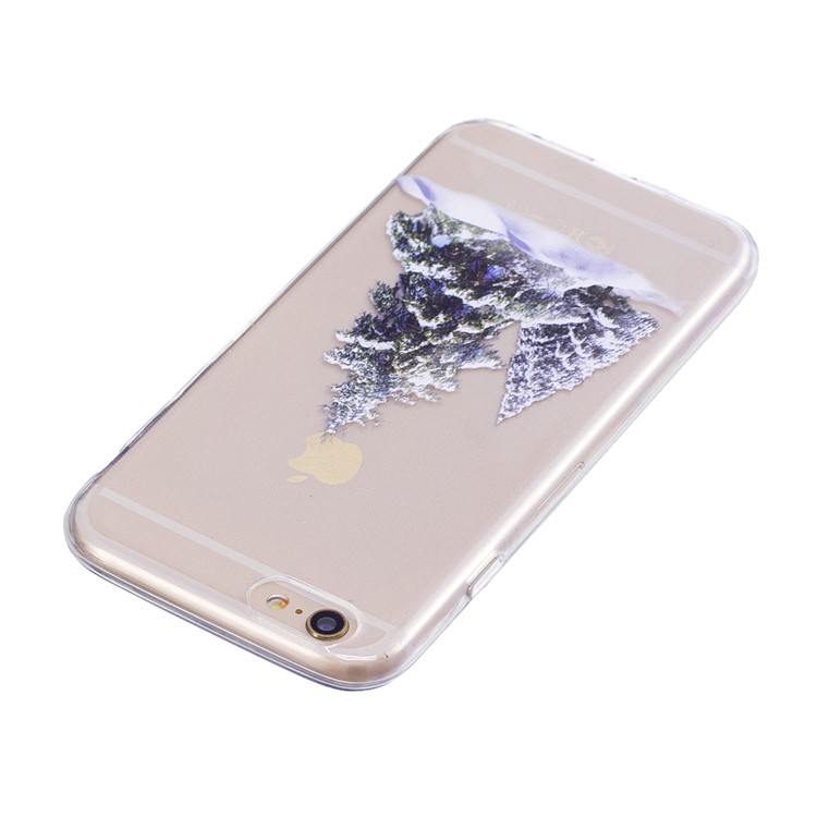 Christmas Pattern Printing TPU Back Case Cover for 6s/6 - Christmas Trees-3
