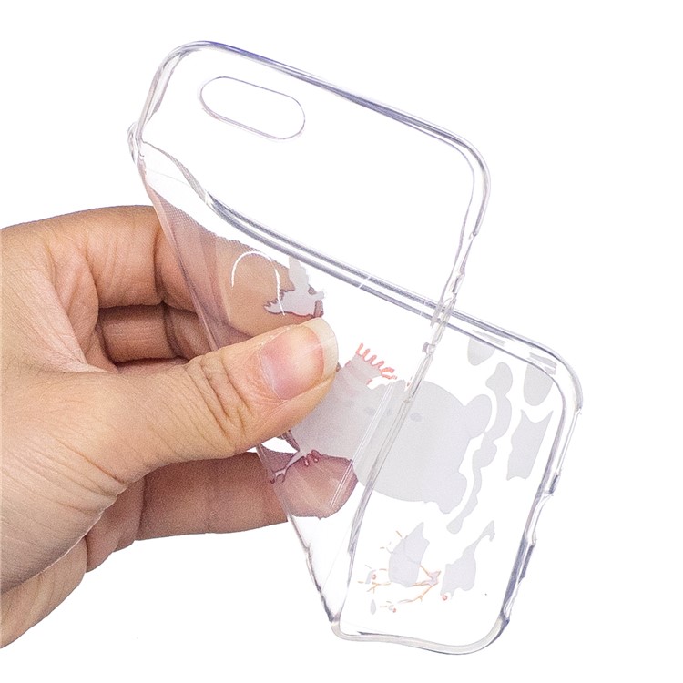 Christmas Pattern Printing Flexible TPU Cell Phone Cover for 6s/6 - Snowman-4