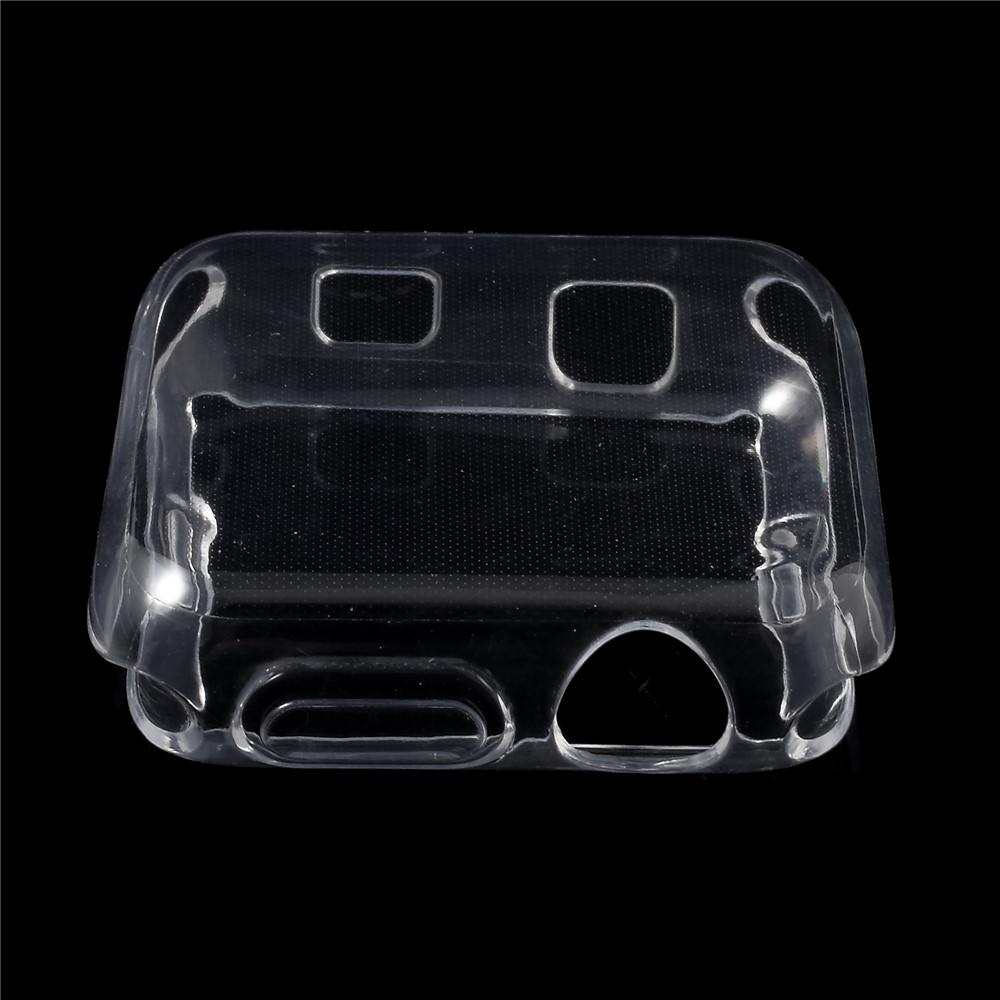 Clear TPU Protective Cover Case with Non-slip Inner for Apple Watch 38mm Series 3 2 1-2