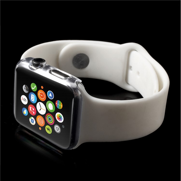 Для Apple Смотреть Серия 3 2 1 42 Мм Прозрачный Жесткий PC Защитный Чехол С Нескользящей Внутренней-3