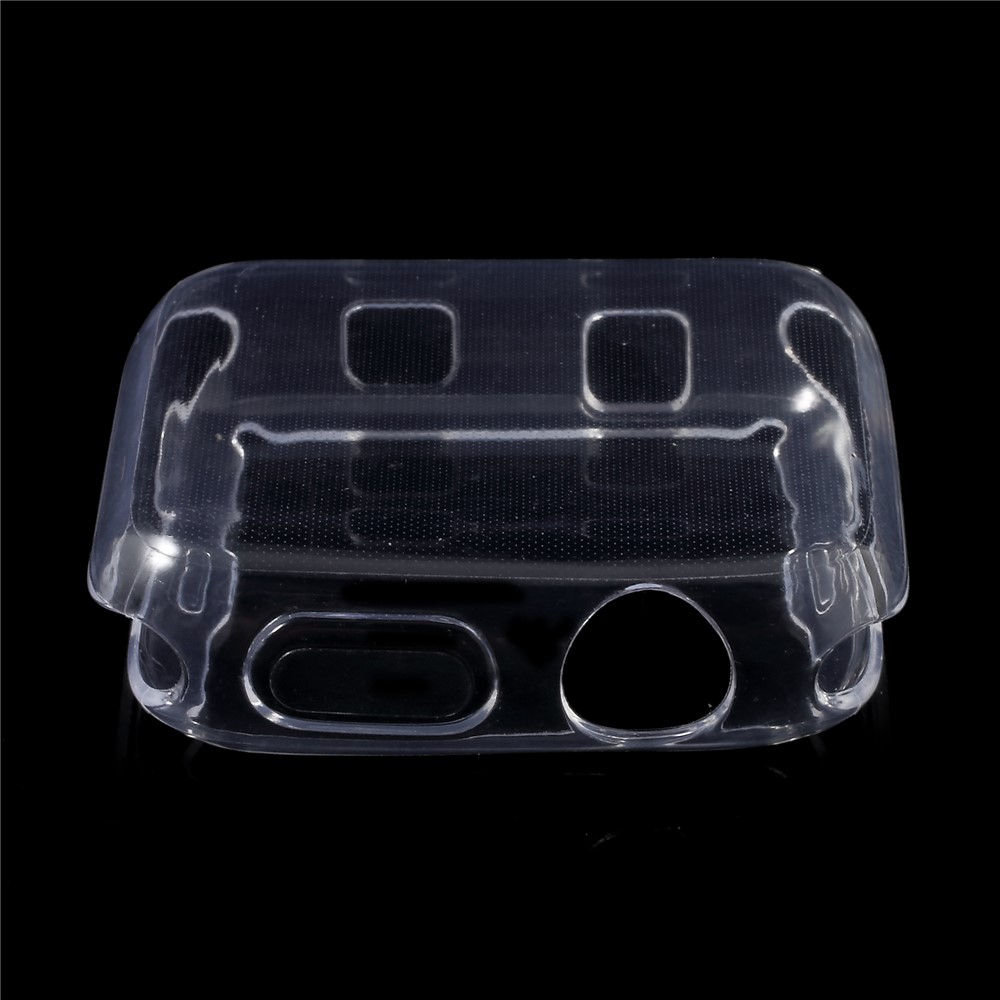 Transparent TPU Protective Case with Non-slip Inner for Apple Watch 42mm Series 3 2 1-5