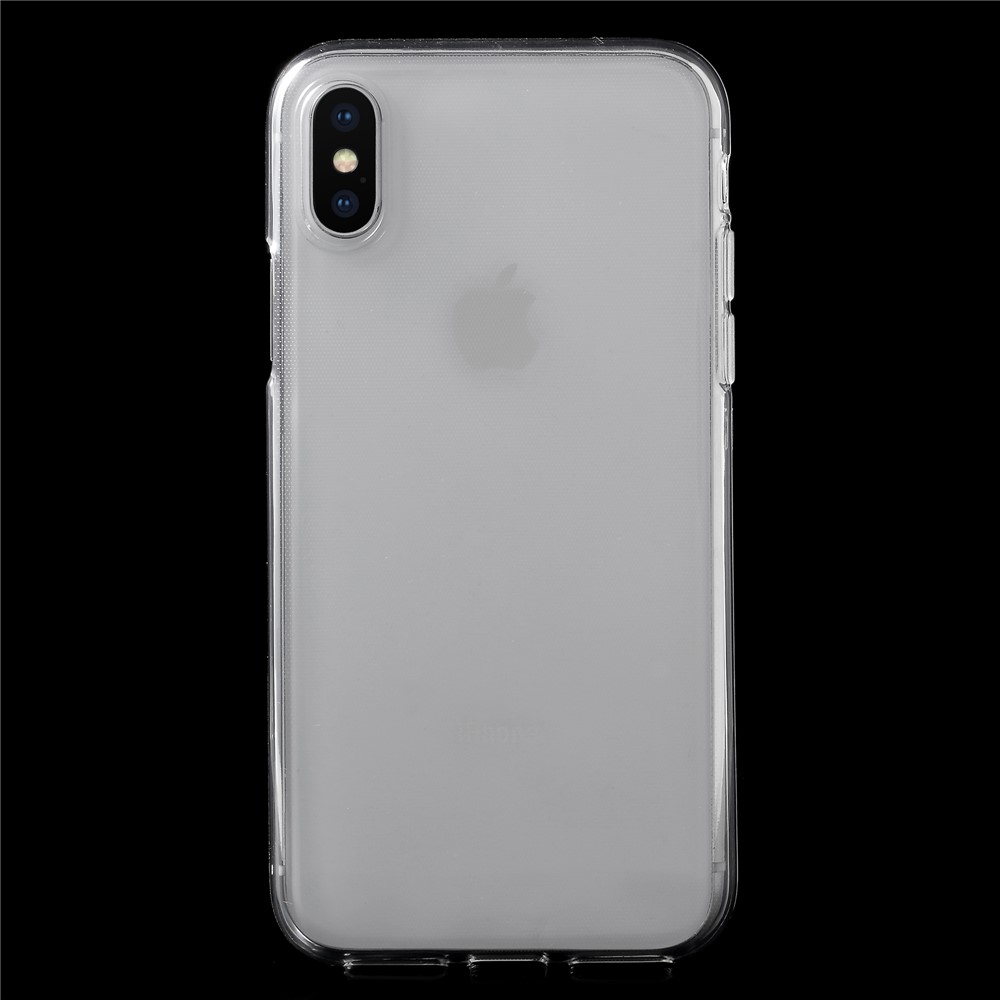 Transparent Soft TPU Back Phone Case Cover for iPhone X/10-2