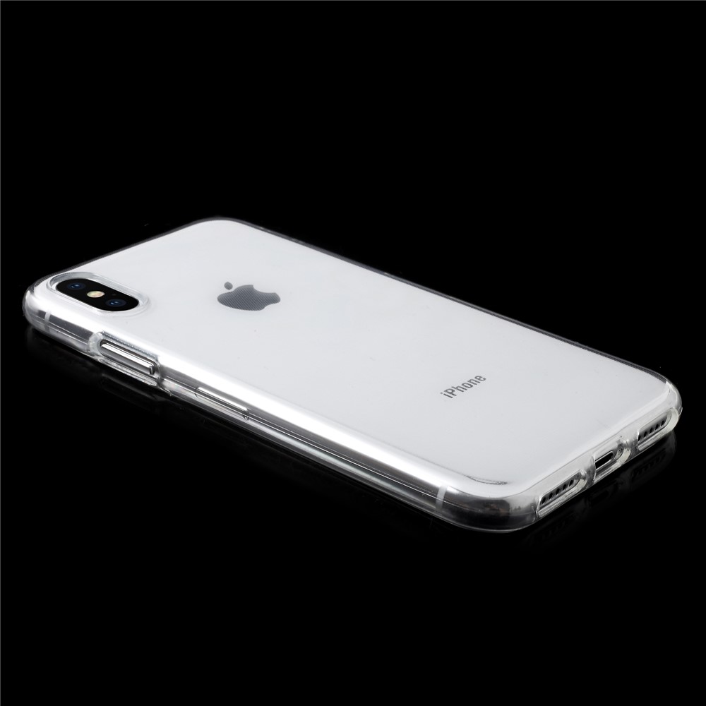 Transparent Soft TPU Back Phone Case Cover for iPhone X/10-3